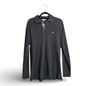 Burberry Long Sleeve Polo Shirt